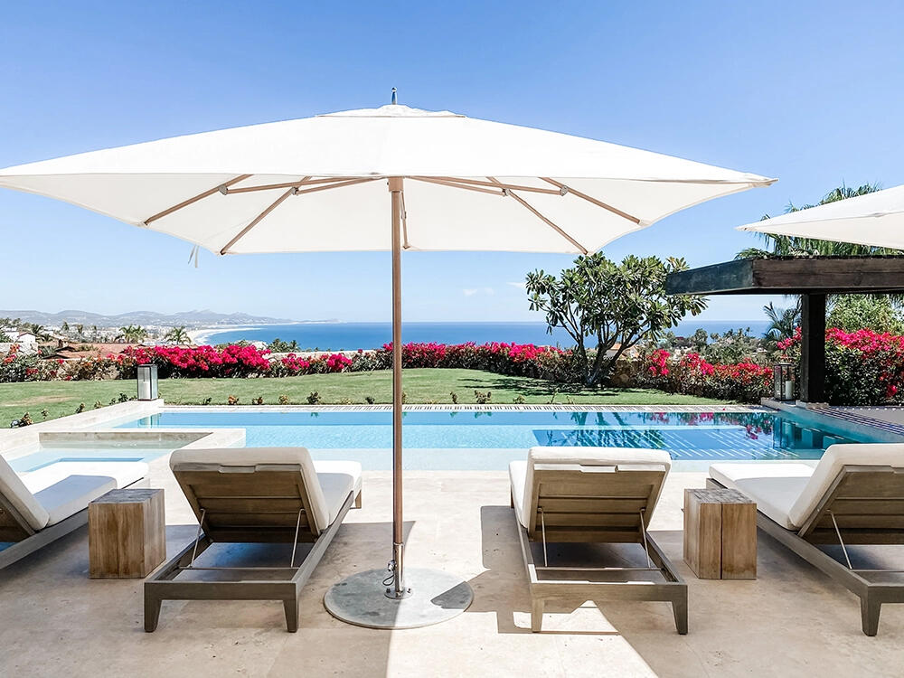 Cabo Golf Section 1- Las Colinas Casa Sueños is an extraordinary 10-bedroom estate, thoughtfully designed to embrace large-scale living within Querencia.The property welcomes you into the main house and is composed of a separate casita located just steps away, together functioning as one unified residence. The main house features expansive indoor and outdoor living areas, seven spacious bedrooms, outdoor showers, a generous pool terrace, and unobstructed for sale