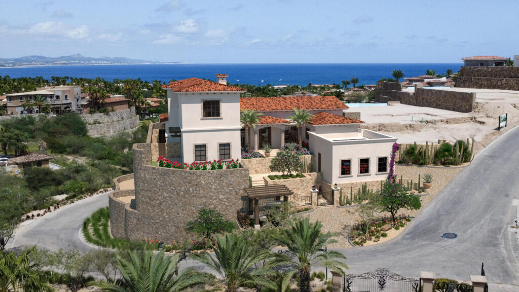 Cabo Golf Section 18- Horizontes Welcome to Horizontes 3, an exquisite custom-made home located within San José del Cabo's most sought-after community, Querencia. Surrounded by Tom Fazio's signature golf course, recognized as one of the best in the country, this stunning residence is just a short golf cart ride from the prestigious 5-star Club House.This remarkable 6-bedroom, 6.5-bathroom home elevates luxury living with a fresh vision of architecture and design. The layout features a cozy family room, an expansive bunk bed bedroom on the lower level, and a spacious maid's quarters with an independent entrance, making it ideal for entertaining family and friends. The property boasts expansive outdoor living spaces, including tranquil green areas, an outdoor kitchen, an infinity pool, a jacuzzi, and breathtaking mountain for sale