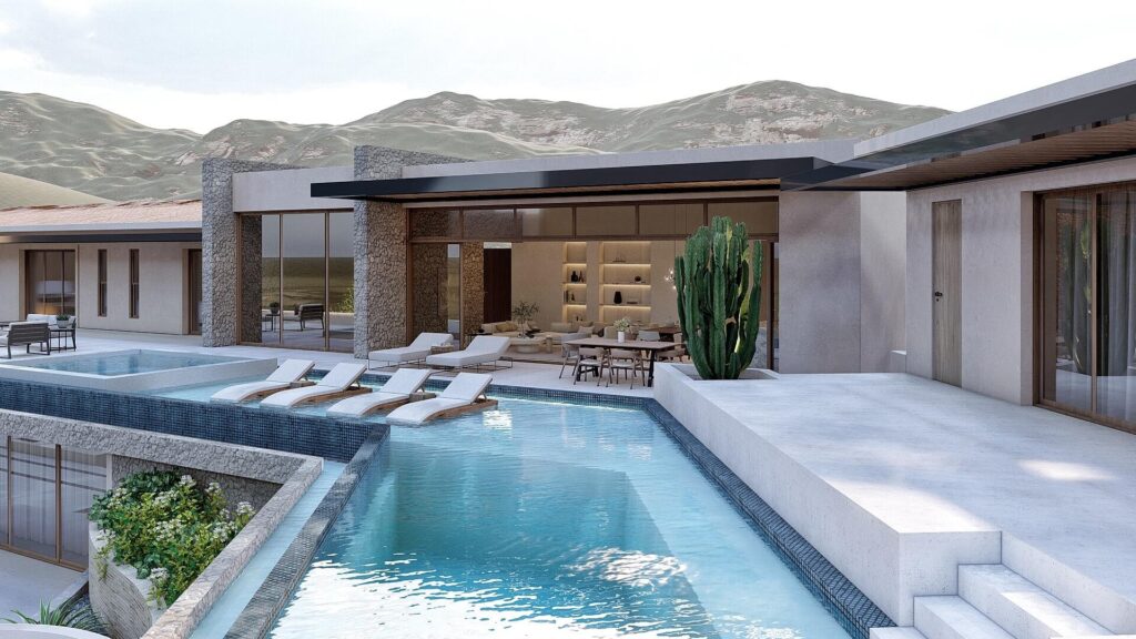 Cabo Golf Palmilla Estates Discover a standout investment opportunity in coveted Palmilla Estates, where relaxed coastal style meets refined comfort. This single-story 3-bedroom, 3-bath home blends natural stone, warm wood beams, and a gourmet kitchen with high-end appliances, breakfast nook, and full bar. A generous entry courtyard opens to a heated pool, jacuzzi, outdoor kitchen, and a sun-washed yard overlooking the 9th fairway of the Jack Nicklaus Mountain Course. Eligible for a golf membership, it also makes an effortless vacation retreat with close access to Palmilla Beach, world-class amenities, and the charming San José town center. for sale